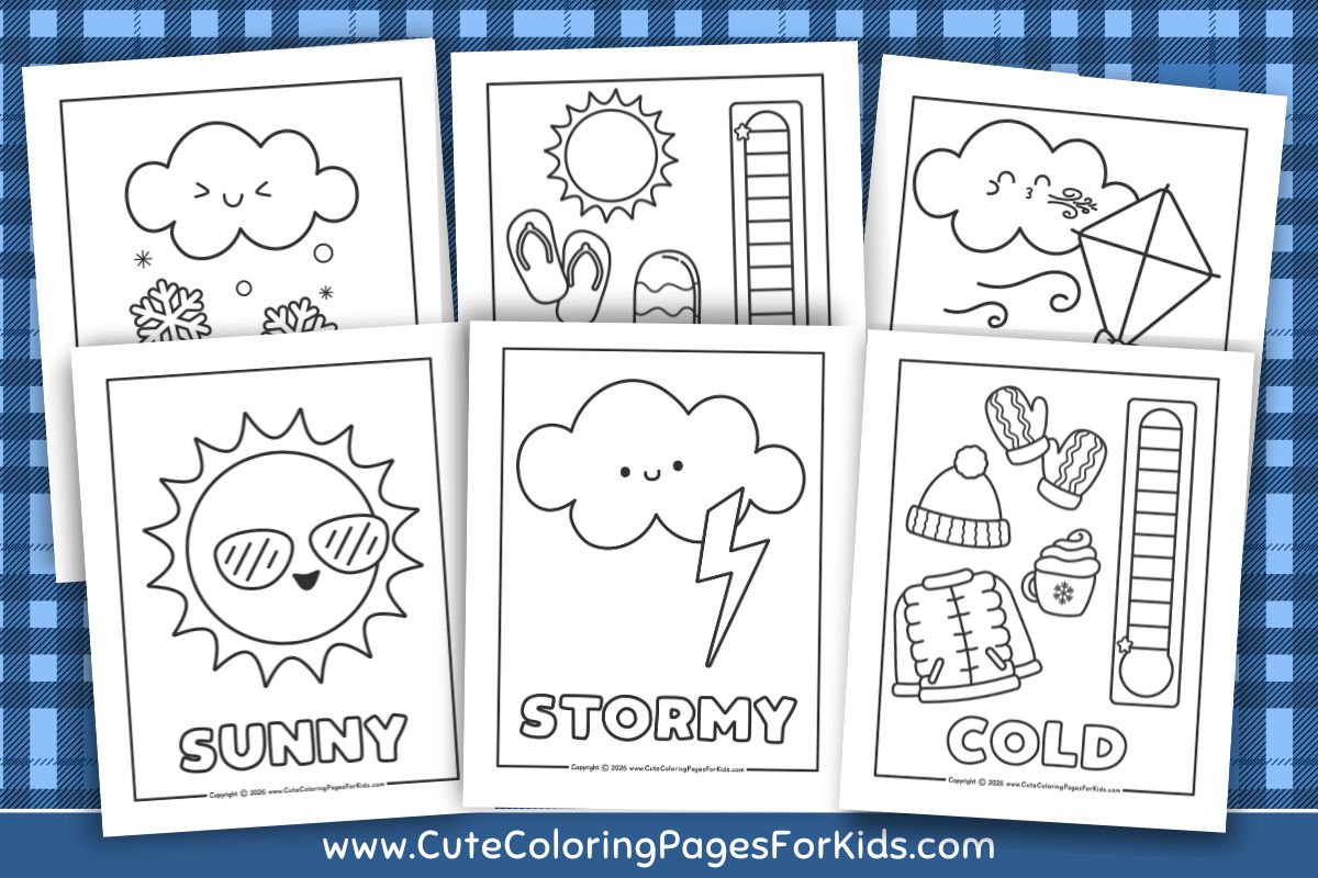 preview of free weather coloring pages from cutecoloringpagesforkids.com